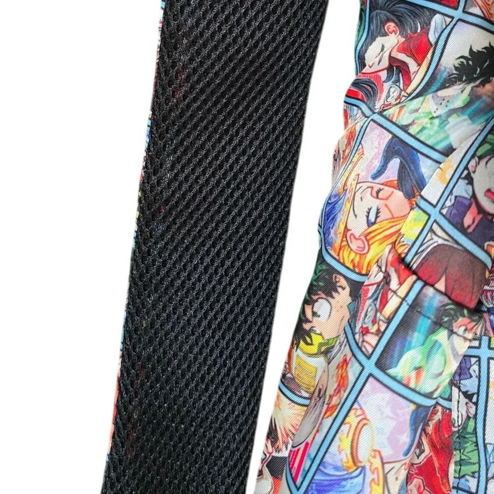 Great strong big Anime Backpack My Hero Academia Characters Print School Bag